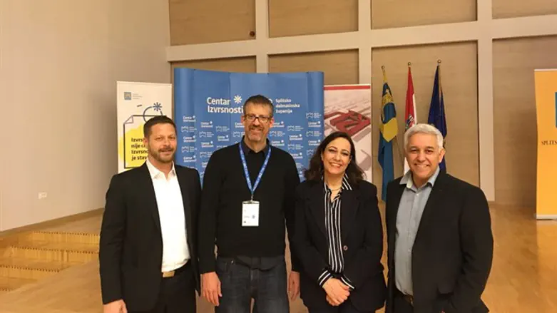 Ivica Zelić, Etay Benovich, Consul Irit Shneor, Menachem Nadler