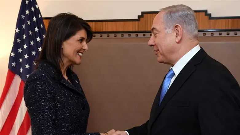 Биньямин Нетаньяху и Никки Хейли
