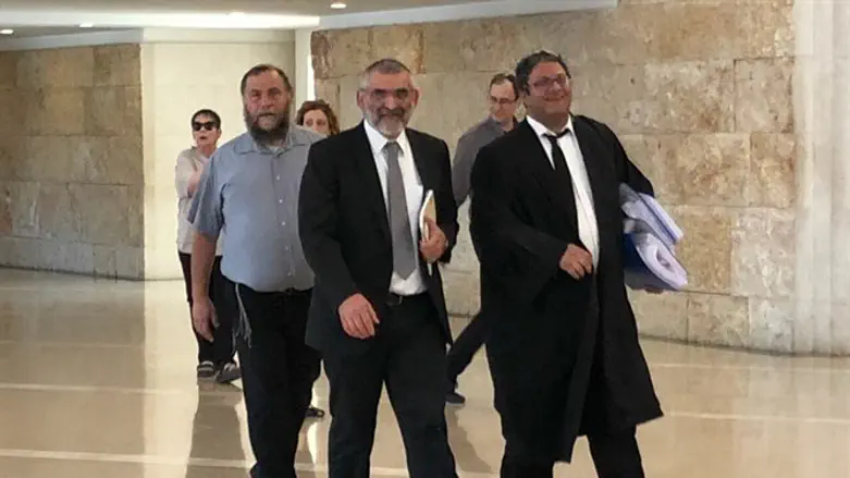 The heads of the Otzma Yehudit party