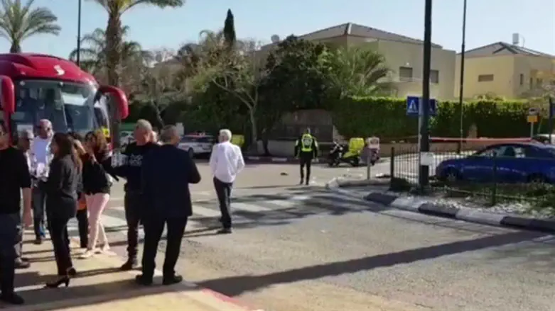 זירת התאונה