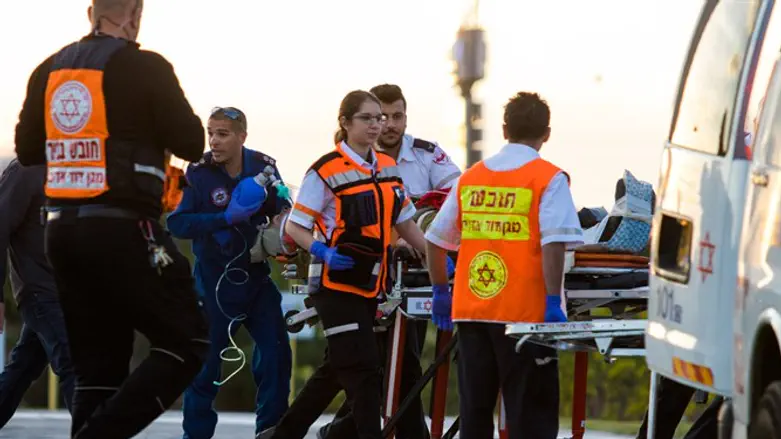 Scene of the ramming attack