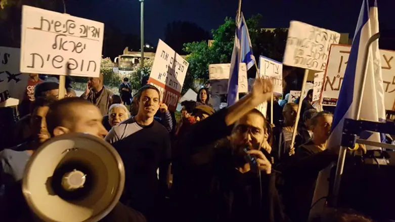 הפגנה נגד המסתננים