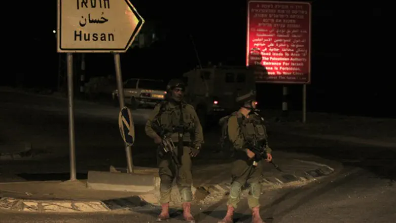 Солдаты ЦАХАЛ в Хусане