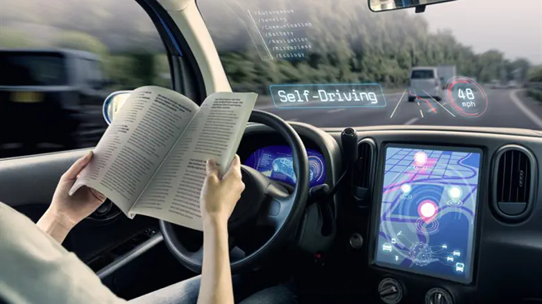 Car in autonomous mode