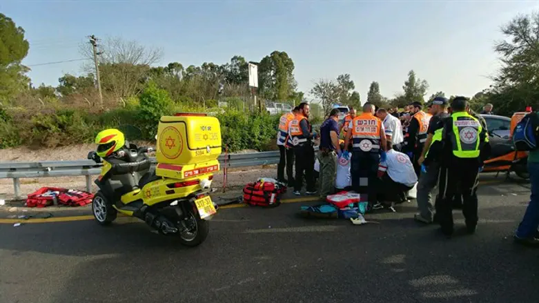 זירת התאונה