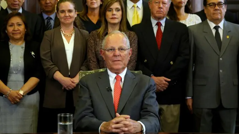 קוצ'ינסקי לפני הודעת ההתפטרות.