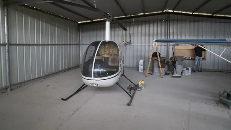 אחד מהמסוקים שהוחרמו ממשולמי