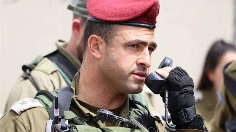 Офицер сил безопасности в Хевроне