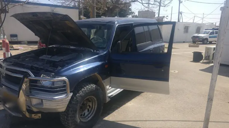 הרכב הגנוב שנתפס