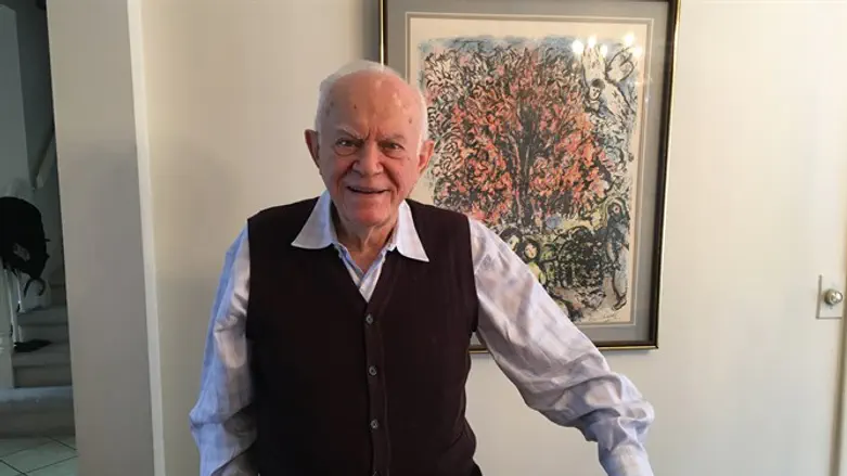 Mordechai Schachter at his home in Teaneck, N.J.