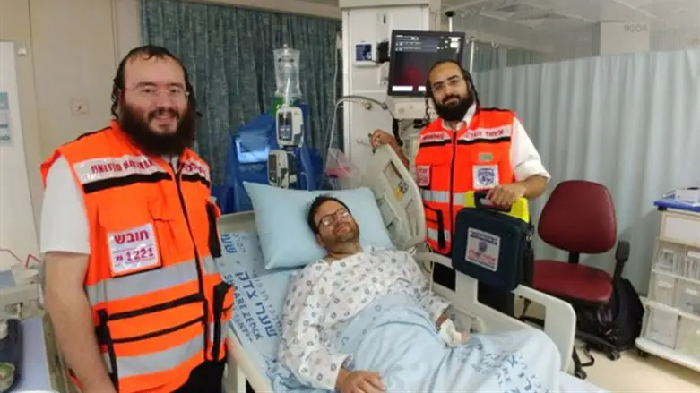 Dr. Matthew Friedman during the hospital visit 