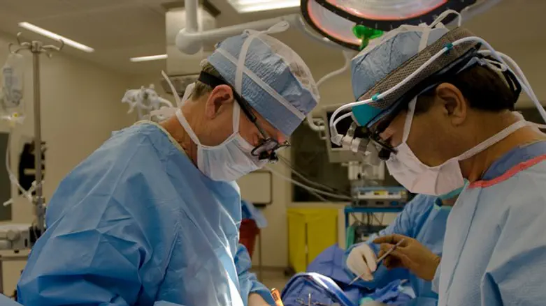 Open heart cardiac bypass surgery