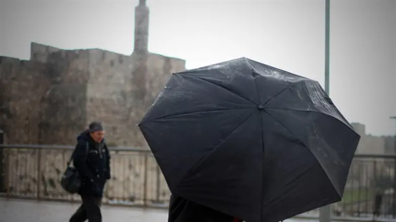 Rain in Jerusalem