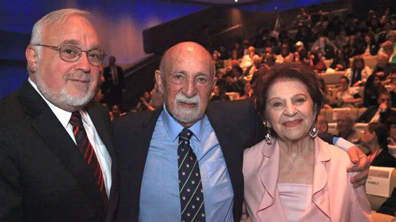 Simon Gronowski and Alice Weit at the Museum of Tolerance in Los Angeles