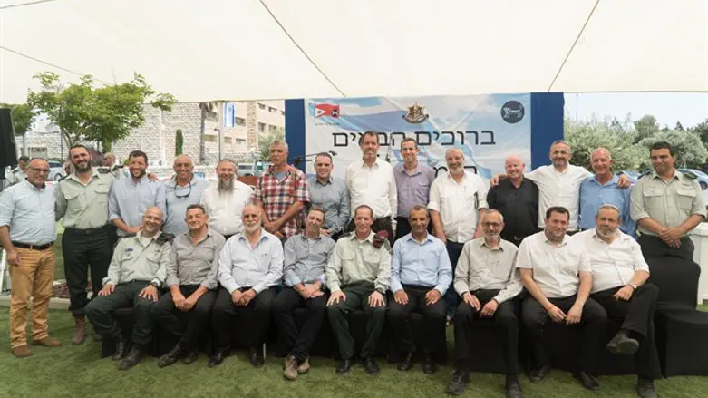 ראשי המועצות עם בכירי פיקוד מרכז