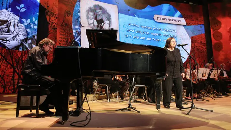 אביבה בר און, במהלך המופע