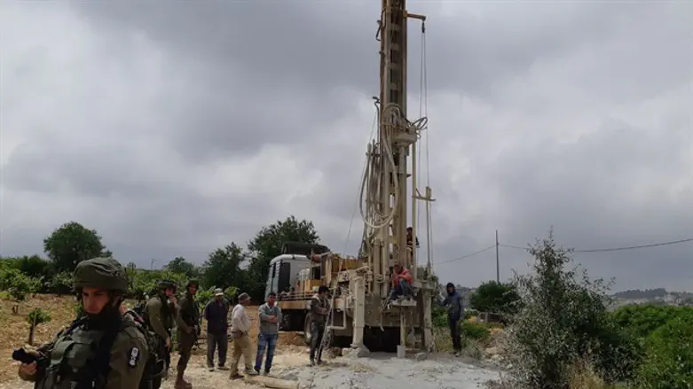 מכונת הקידוח שהוחרמה