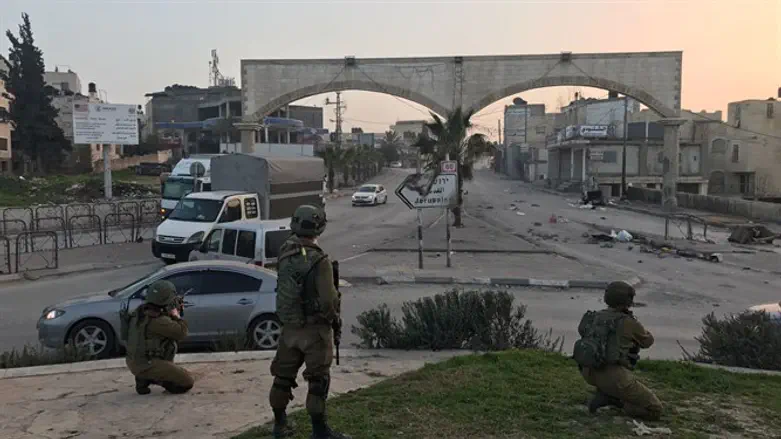 חיילי הגדוד במהלך התעסוקה