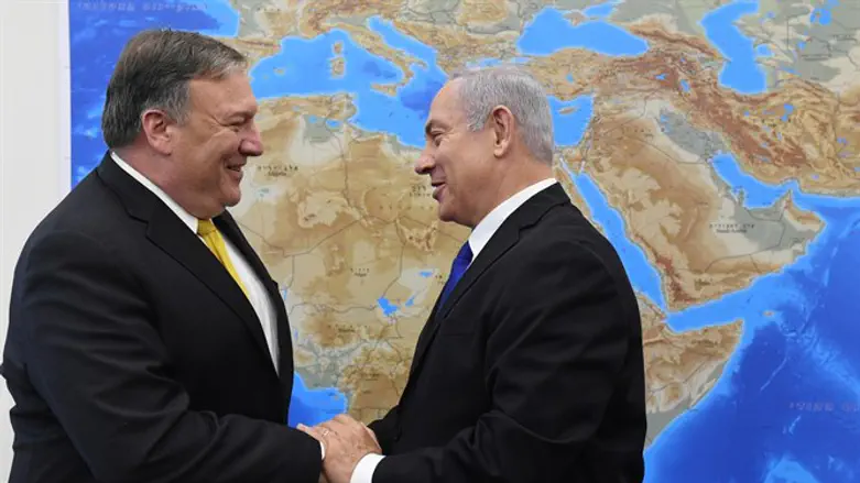 Майк Помпео и Биньямин Нетаньяху