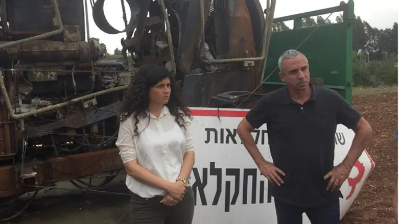 ''מגפה ארצית''. ח"כ השכל בסיור