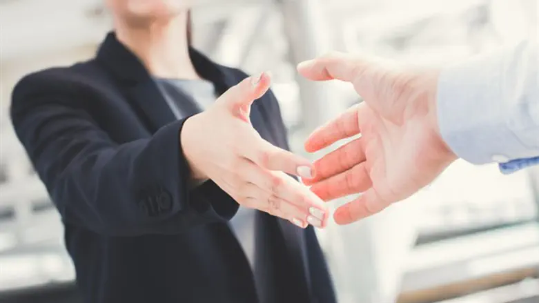 Рукопожатие. Иллюстрация