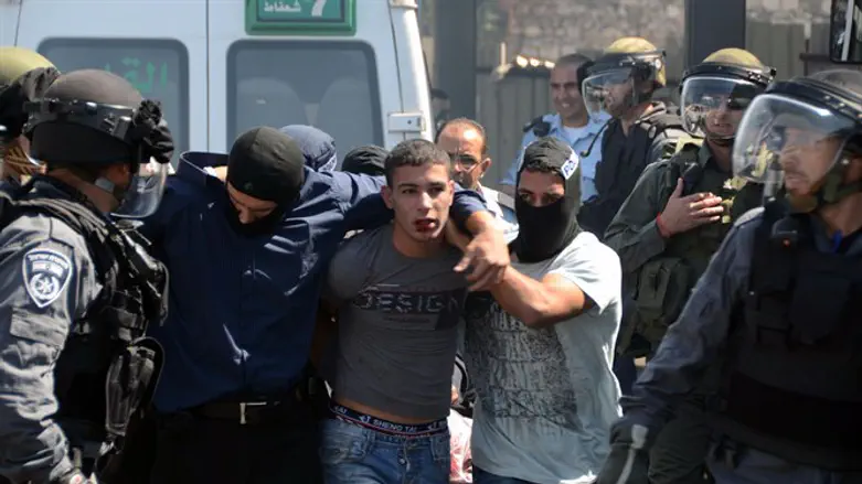 Border police undercover unit makes arrest (illustrative)