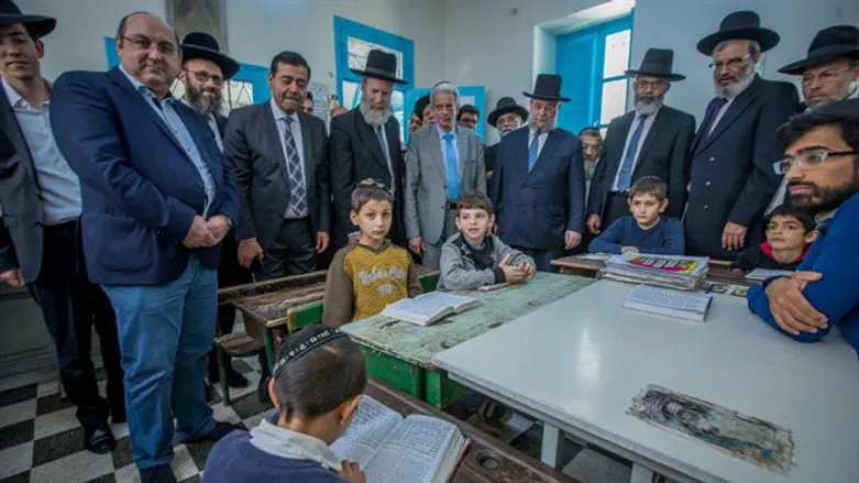 Cheder in Tunis Jewish community