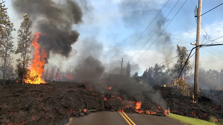 Volcano eruption in Hawaii