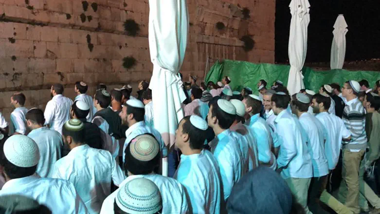 The prayer last night