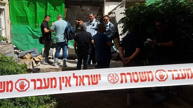 זירת האירוע בטבריה