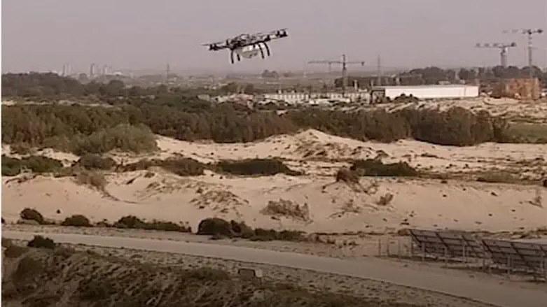 נשק חדש נגד מתפרעים: "רחפן שוקו"