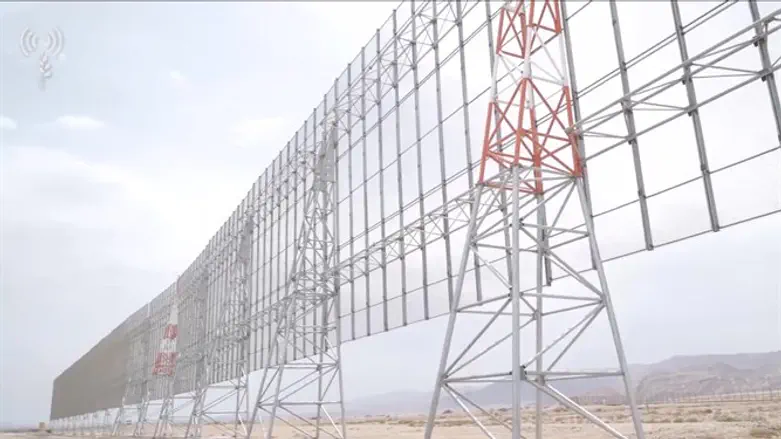 fence around Ramon International Airport