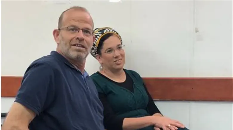 Nirit Zmora and husband in court