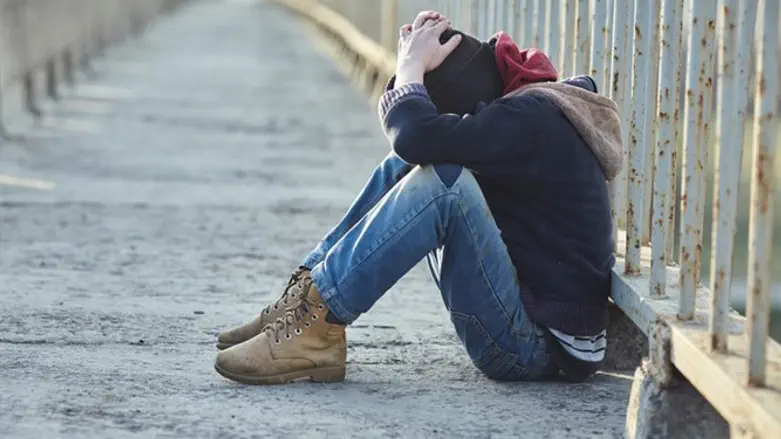 נער פגוע (אילוסטרציה)