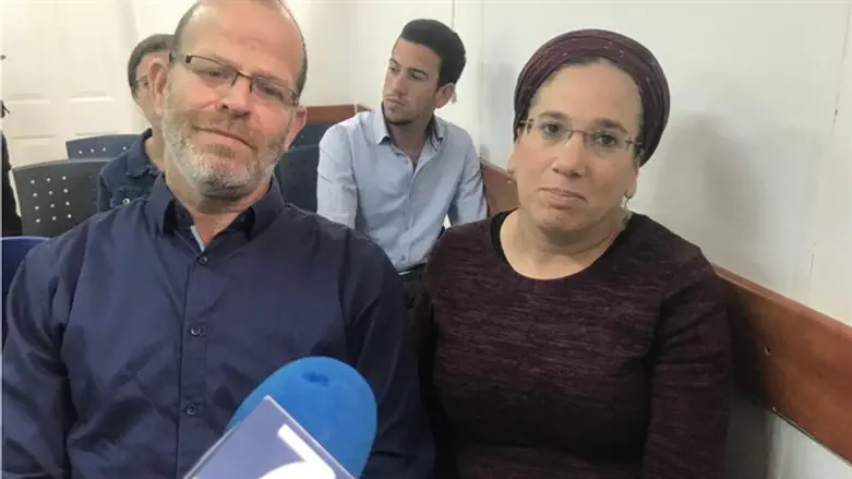 Nirit Zmora and husband in court