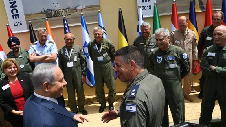 נתניהו בכנס מפקדי חילות האויר