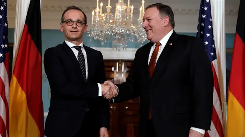 Heiko Maas and Mike Pompeo
