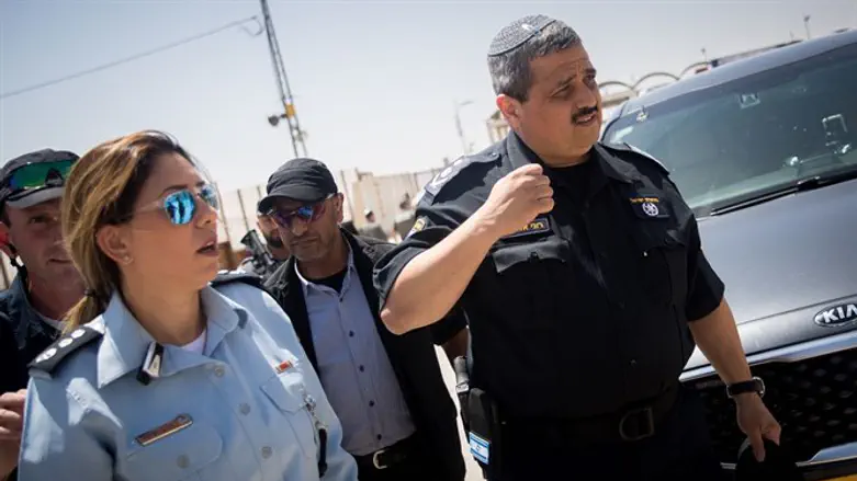 מפכ"ל המשטרה ודוברת המשטרה