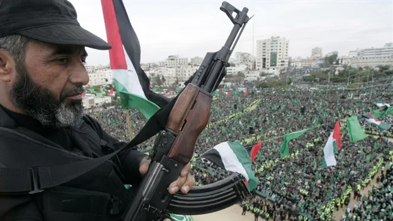 Hamas rally in Gaza