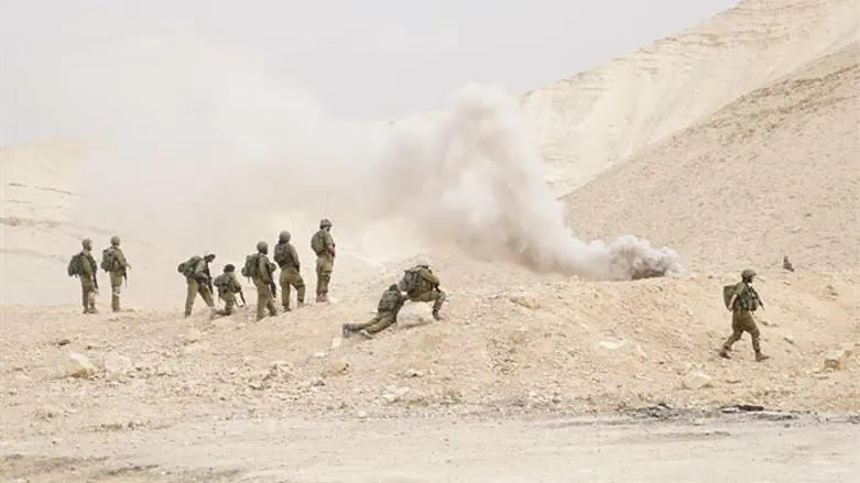 המילואימניקים בתרגיל