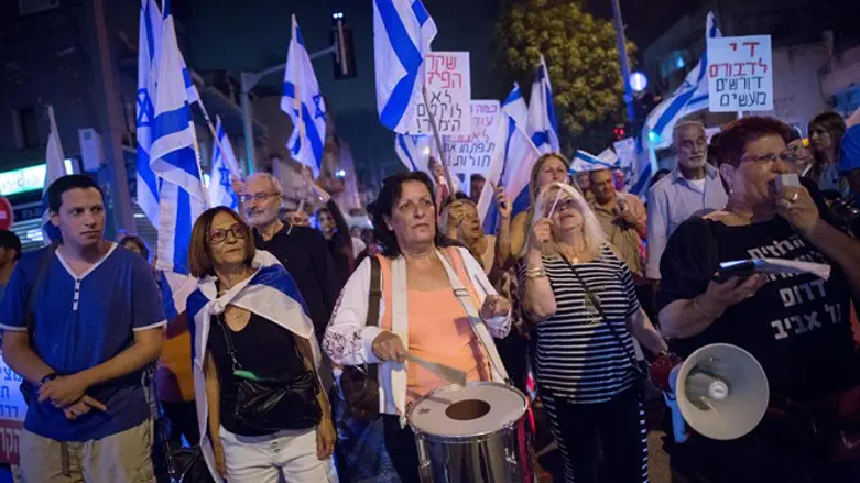 הפגנת תושבי דרום ת''א