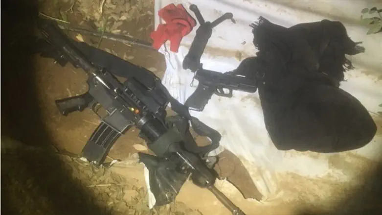 the weapons that were found
