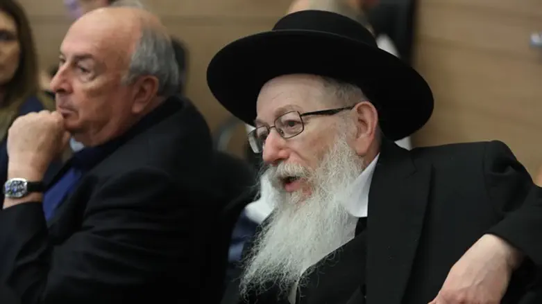 Яаков Лицман в Комиссии по здравоохранению