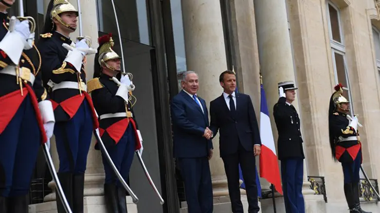 Netanyahu and Macron