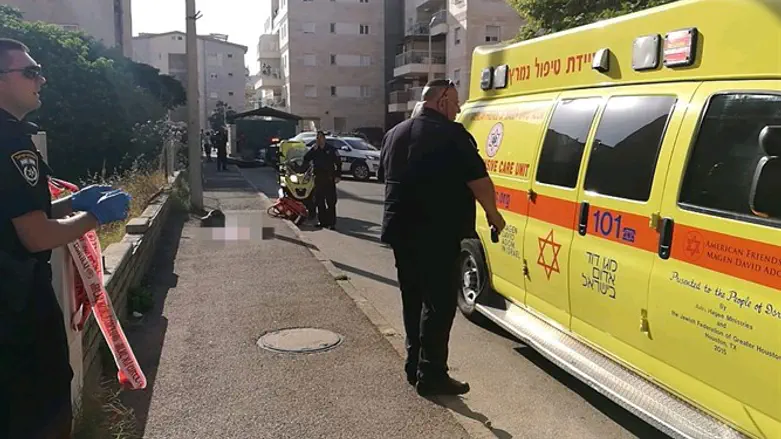 זירת האירוע בקריית שמואל