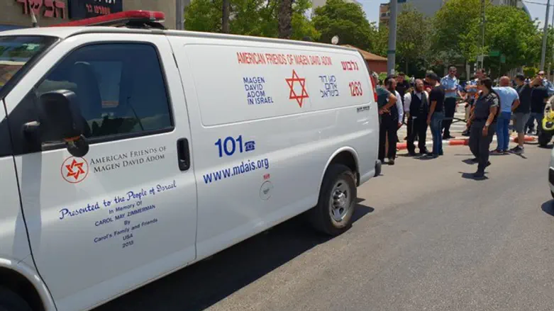 Место совершения нападения в Афуле