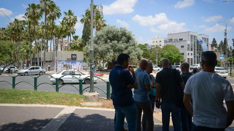 На месте задержания террориста в Афуле