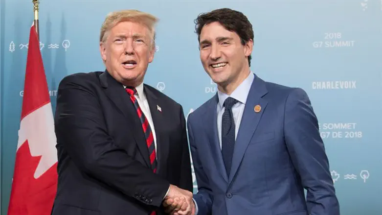 Donald Trump and Justin Trudeau