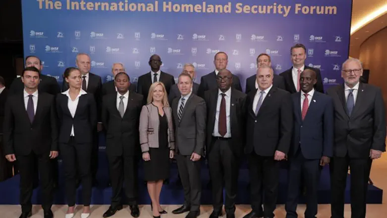 International ministers and Minister Gilad Erdan 
