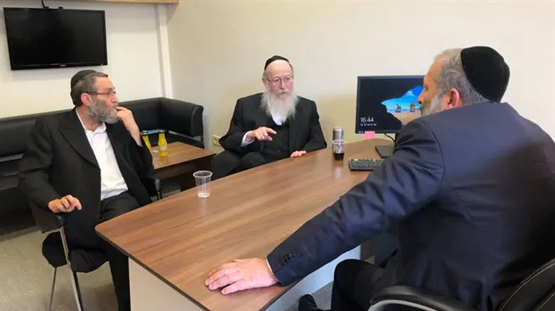 דרעי, ליצמן וגפני בפגישה בכנסת